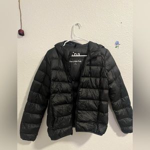 Aritzia Black Puffer Jacket TNA the little puff